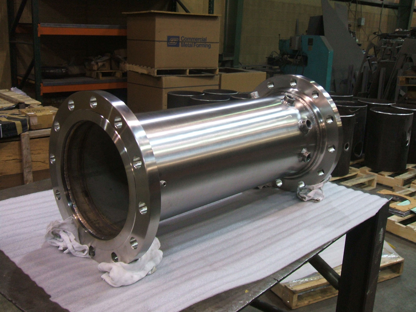 stainless steel polished pipe spool